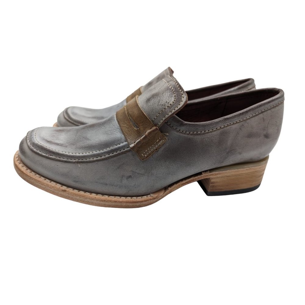 NWOB Freebird by Steven Macbeth Leather Boho Loafer Shoes Size 6 - Picture 7 of 10